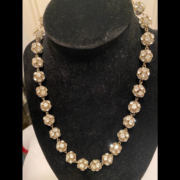 Chain Rhinestone Necklace - Picture 2 of 2